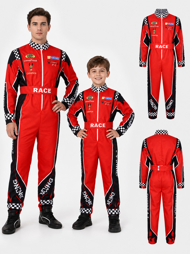 Kids Outdoor Karting - Yetişkin Yarış Kıyafetleri Çocuk Karting Üniformaları