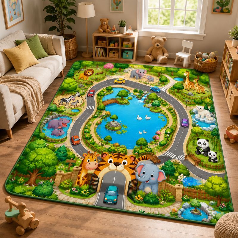 Kids Outdoor Zoo - VIKAMA Çocuk Çiftliği Hayvanat Bahçesi Oyun
