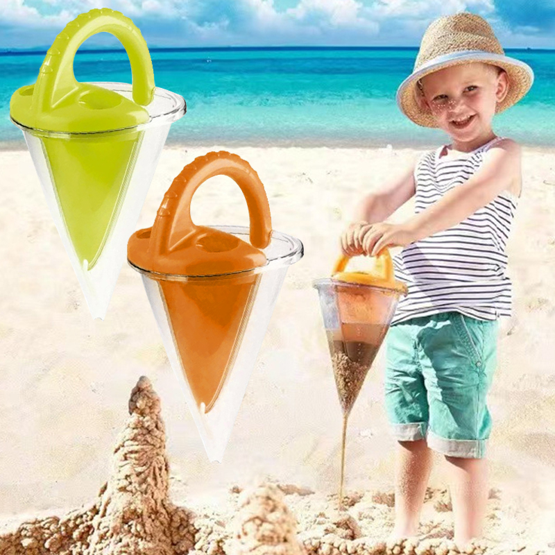Kids Outdoor Play Equipment - ~~Plaj Çocukları Kum Taşma Hunisi Dış
