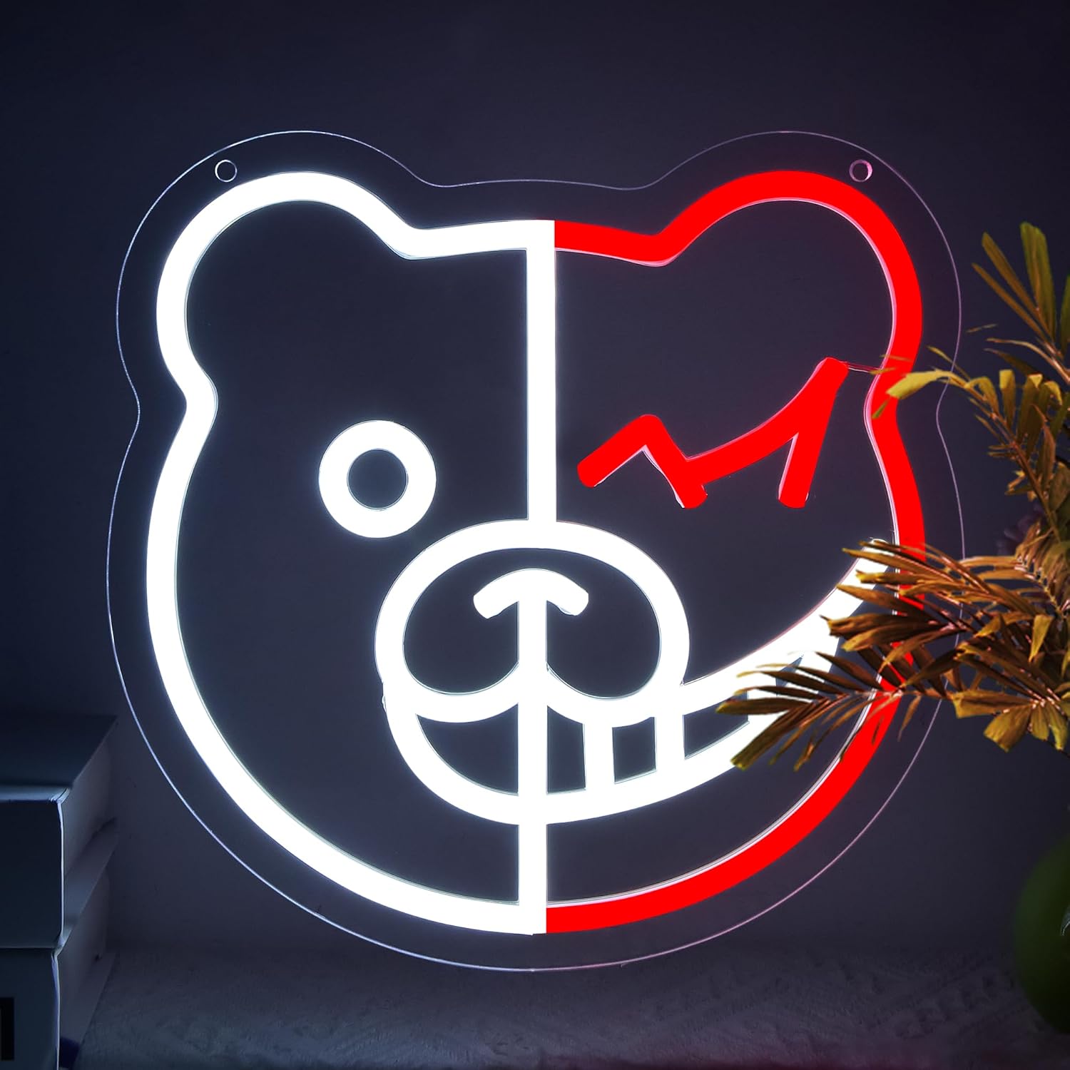 Kids Outdoor Zoo - Ayı Neon Burcu Çocuk Odası Dekor