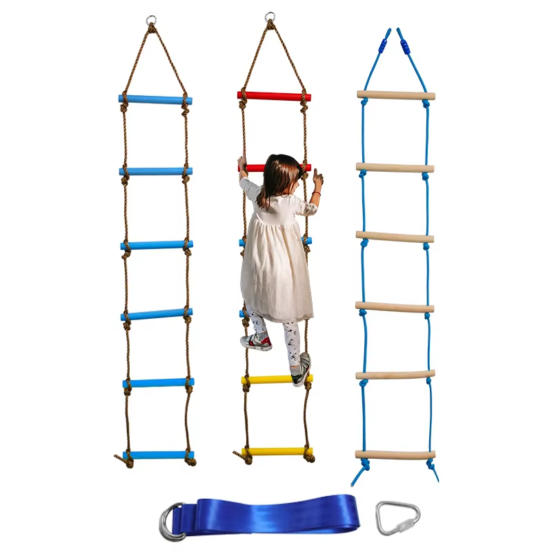Kids Outdoor Treehouse - 6,6 ft Çocuklar İçin Tırmanma Merdiveni,