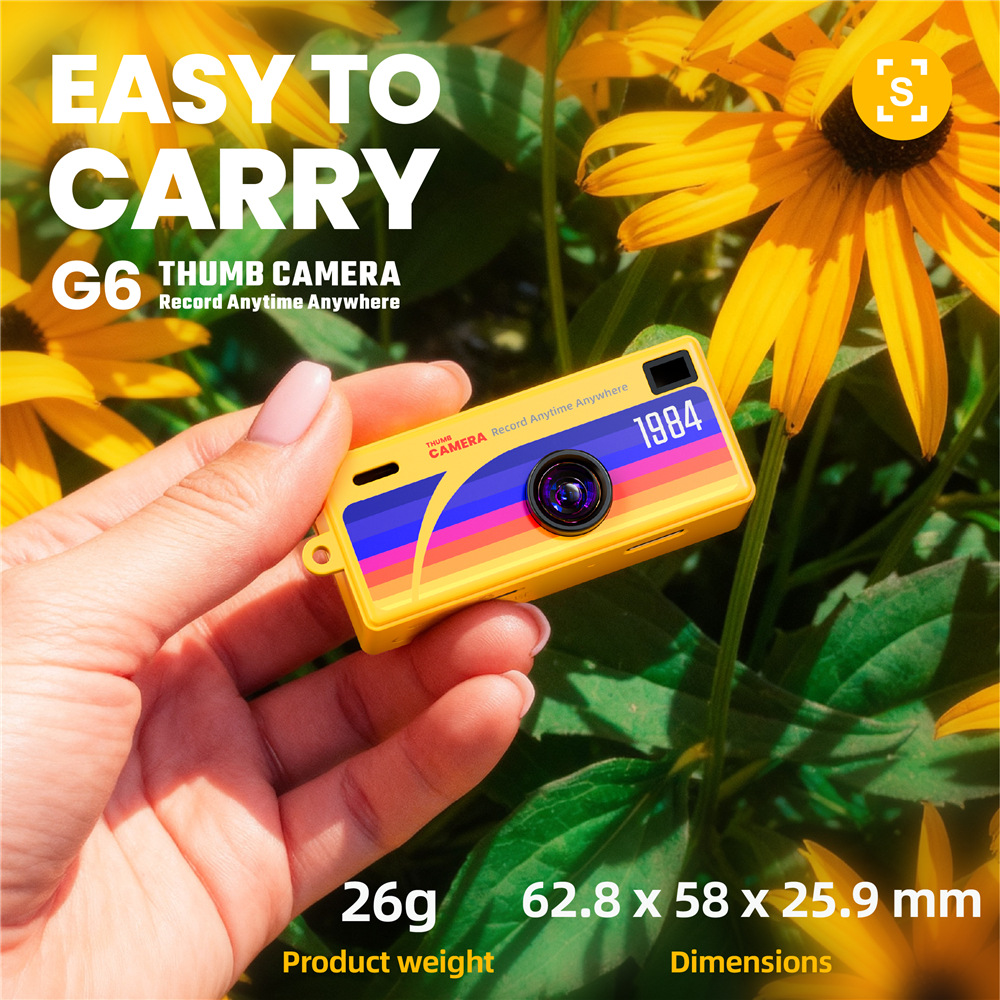 G6 Mini Başparmak Kamerası Taş - Kids Outdoor Videos incelemesi ve fiyatı