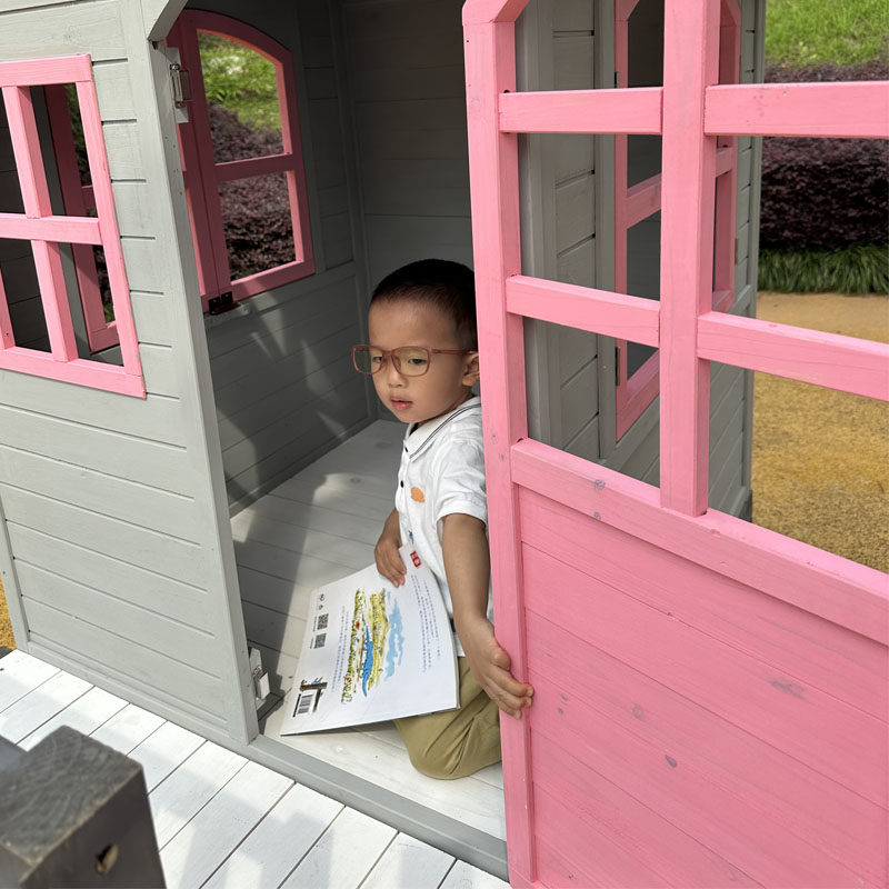 Açık hava büyük kaydıraklı çoc - Kids Outdoor Treehouse incelemesi ve fiyatı
