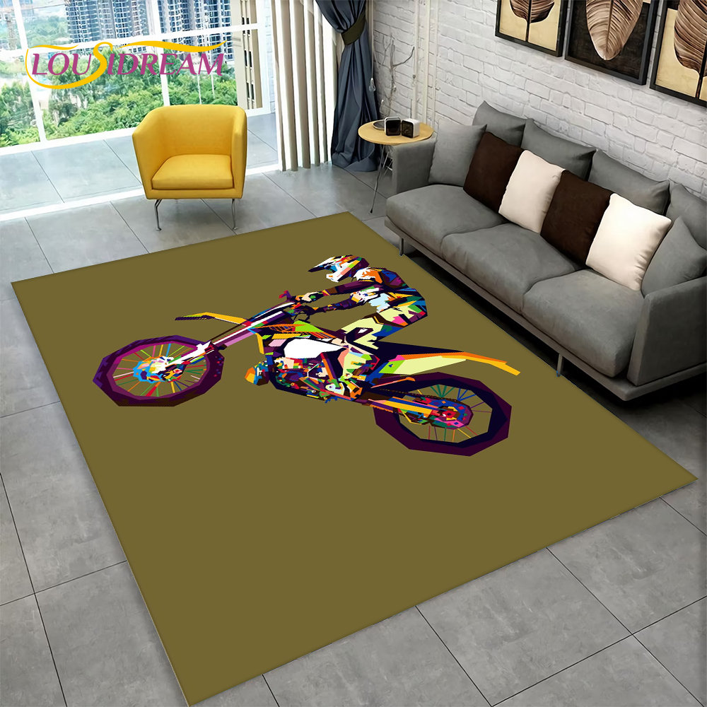 3D motosiklet yarış alan kilim - Kids Outdoor Play Area incelemesi ve fiyatı