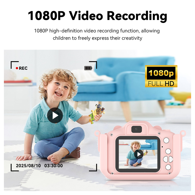 Çocuk Kamerası HD 1080P Ekranl - Kids Outdoor Videos incelemesi ve fiyatı