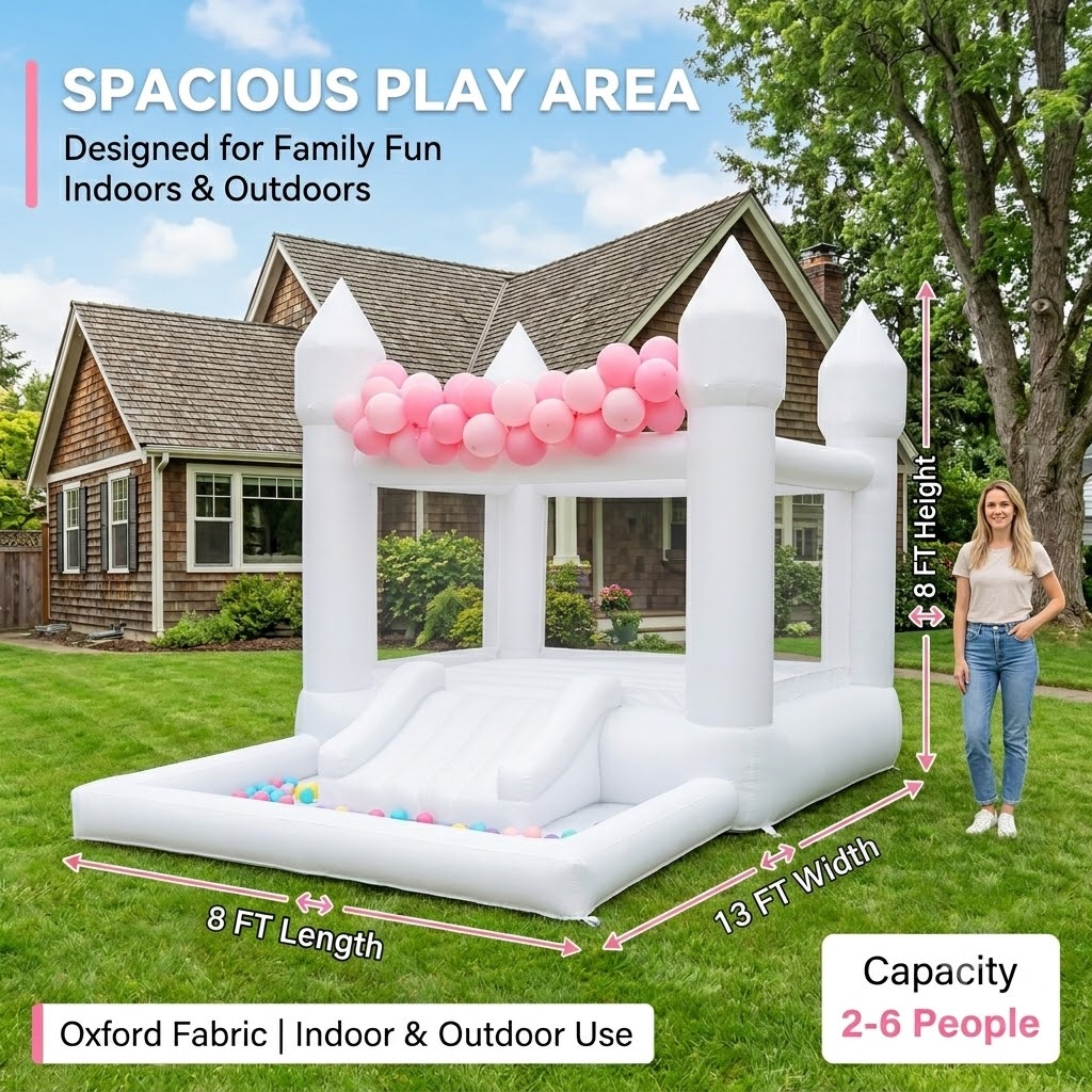 (Üfleyici dahil) 13x8x8FT Şişm - Kids Outdoor Wendy House incelemesi ve fiyatı