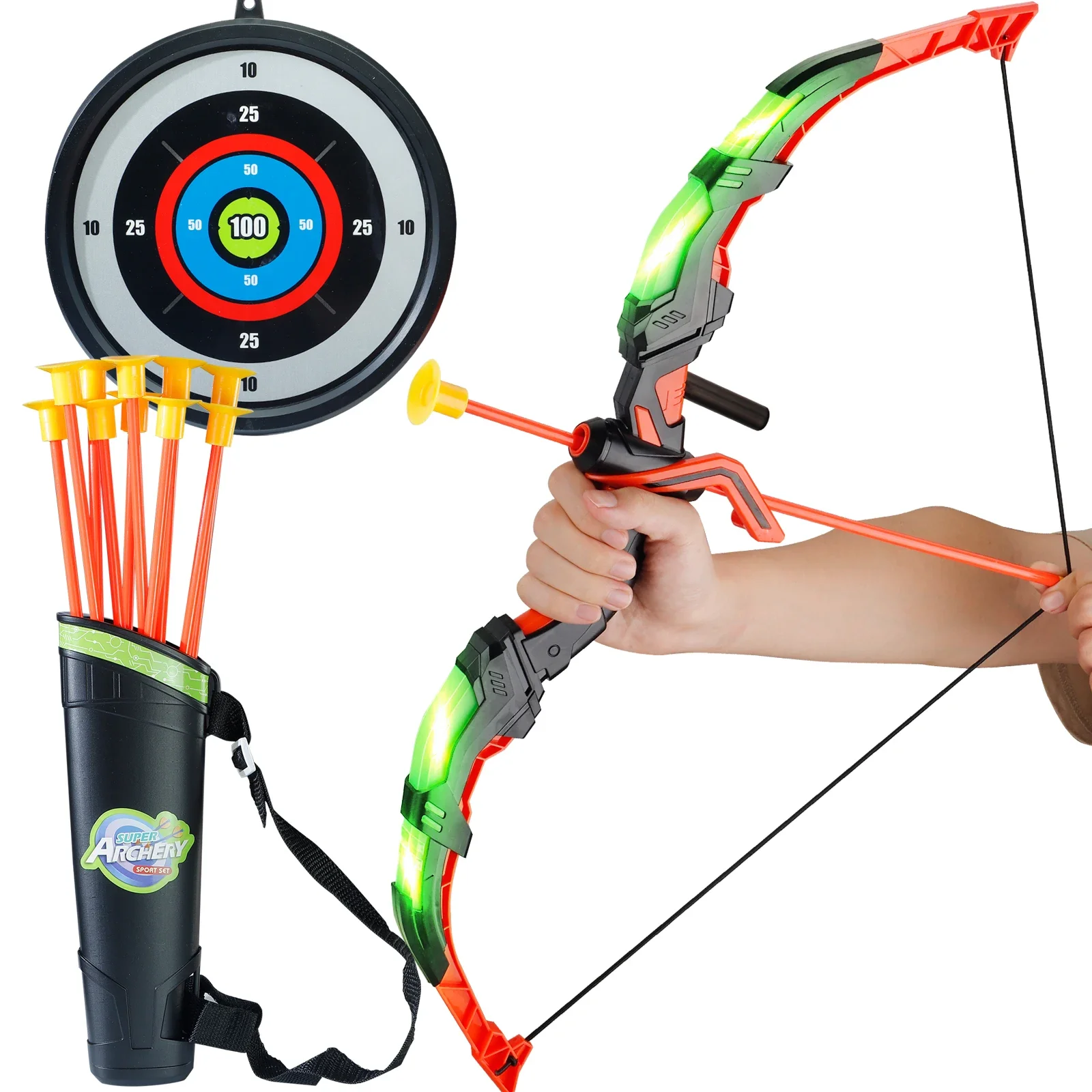 Çocuklar için LED Okçuluk Oyun - Kids Outdoor Archery Set incelemesi ve fiyatı