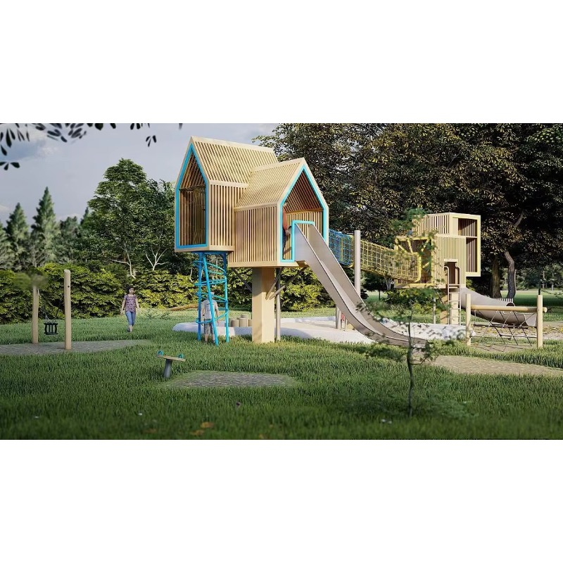 Özel Tasarım Açık Hava Eğlence - Kids Outdoor Treehouse incelemesi ve fiyatı