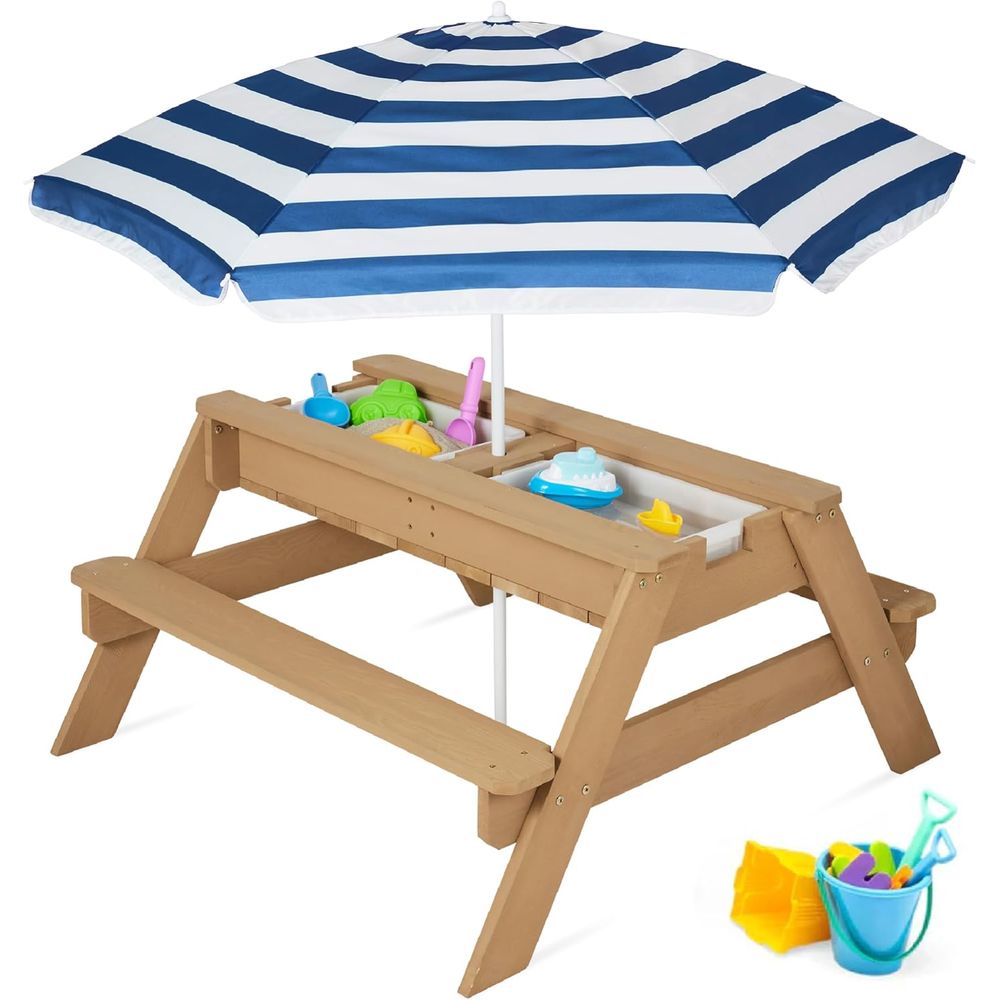 Çocuklar için Şemsiyeli Piknik - Kids Outdoor Umbrella For Table incelemesi ve fiyatı